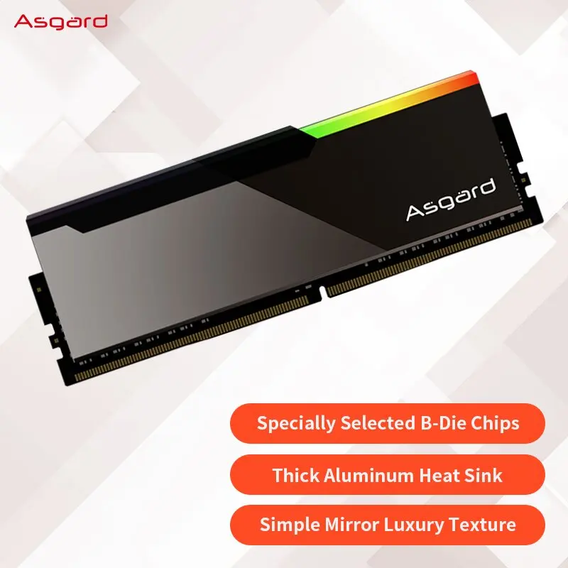 Asgard оперативная Память DDR4 8GBx2 16GBx2 3600 МГц 4000 МГц специально подобранный B-die зеркальный дизайн ddr4 ОЗУ CL16 CL14 память для настольного компьютера