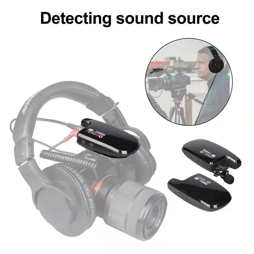 Беспроводной петличный микрофон Lensgo видеомикрофон с креплением на лацкан для