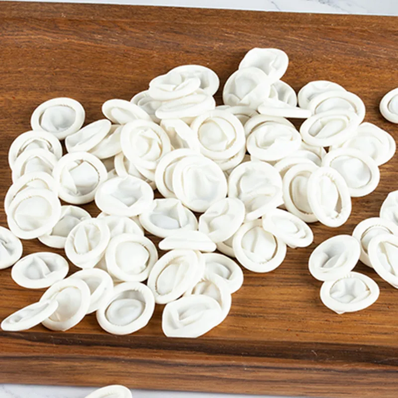 1000 шт. латексные напальчники одноразовые антистатические резиновые для бровей |