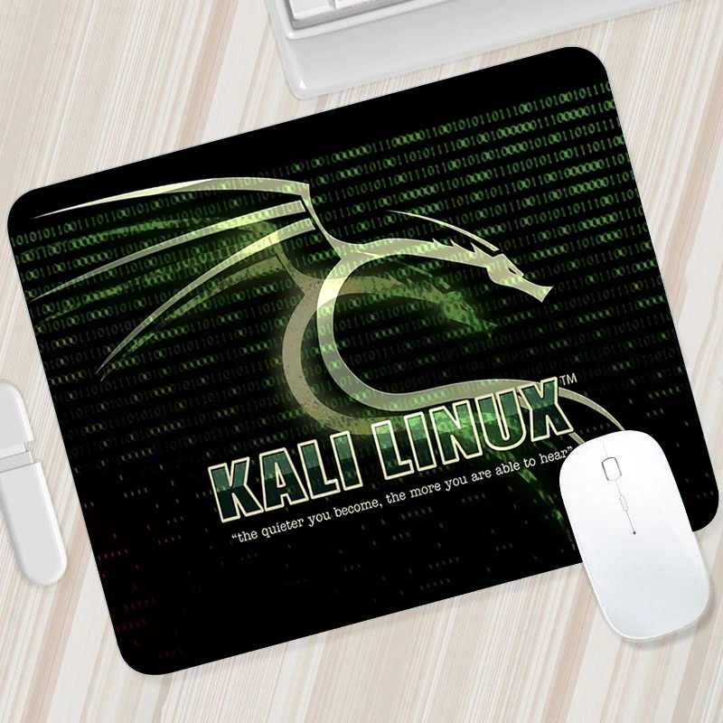 

Small Kali Linux Durable Mouse Pads Computer Pad Office Desk Accessories Kawaii Mousepad Gaming Pc Gamer Mat Keyboard Rug Mice