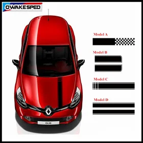 RS графика автомобиля Стайлинг боковой двери юбка наклейка для Renault Megane R26R гонки решетки наклейка авто тела индивидуальные наклейки