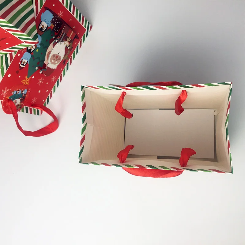 4 шт./партия милые сумки для рождественской вечеринки рождественские сумочки