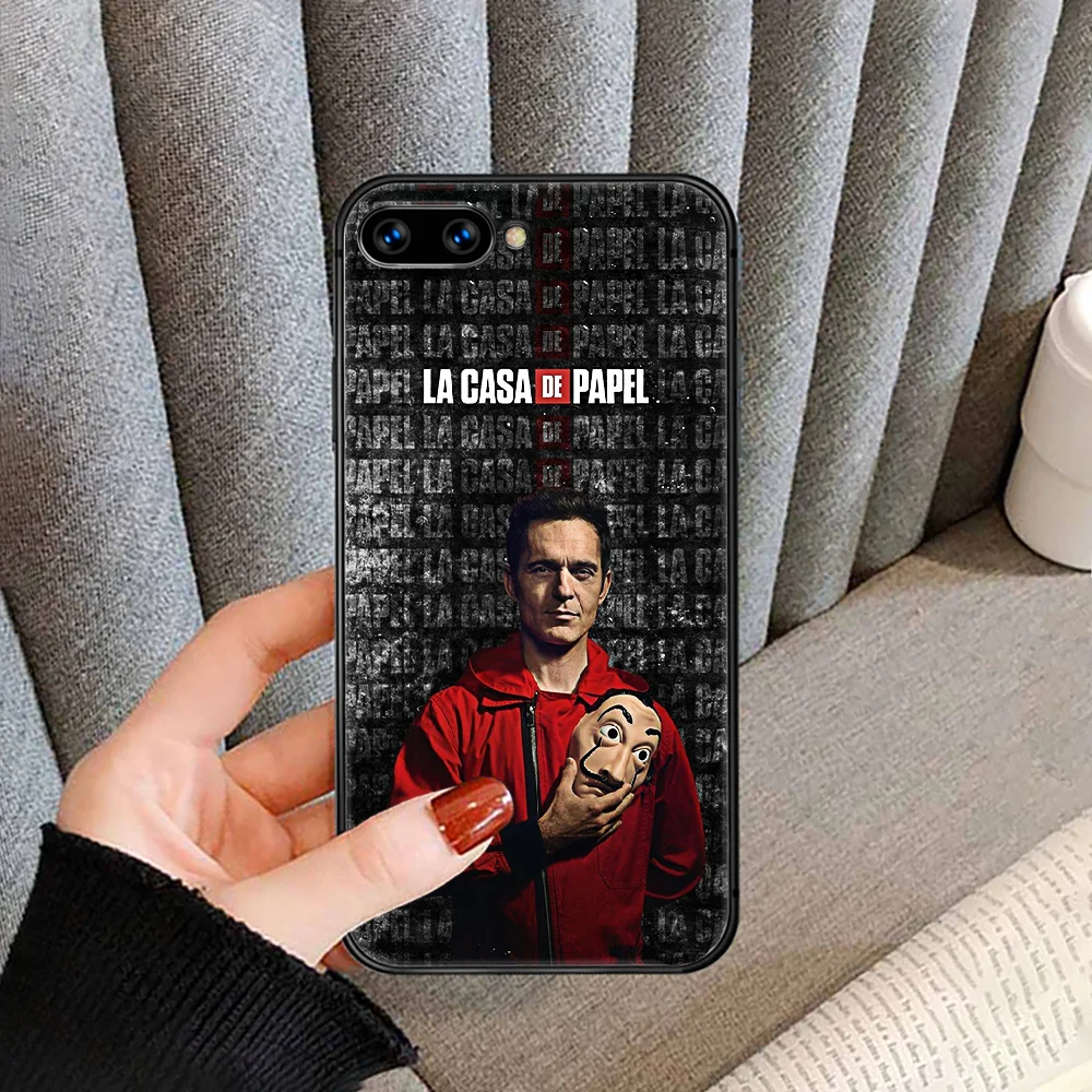 

TV series La casa de papel Phone Case For HUAWEI honor nova 5 7 8 9 10 20 30 A C T I X Lite Pro black coque 3D cell cover luxury
