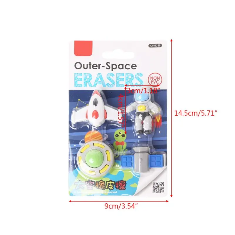 

6pcs/set Creative Kawaii Cake Dessert Cup Shape Rubber Eraser Set For Kids Novelty Practical Stationery Supplies By wholesales