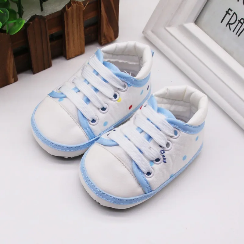 Детские повседневные кроссовки на шнуровке для малышей Обувь с мягкой подошвой