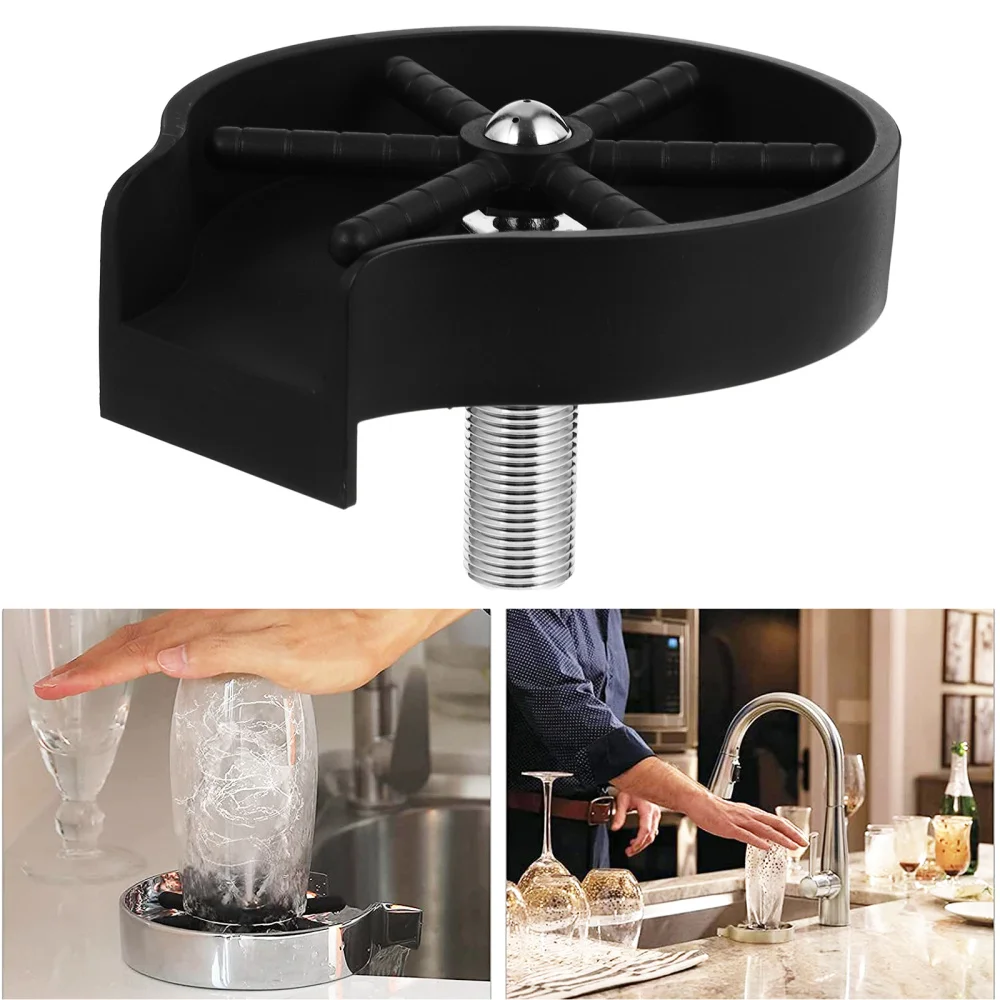 

Stainless Steel Bar Glass Rinser Head Rinser for Beer Glass Coffee Cup