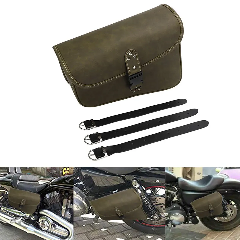 Сумка седло DERI для мотоцикла 1 шт. универсальная сумка инструментов с левой