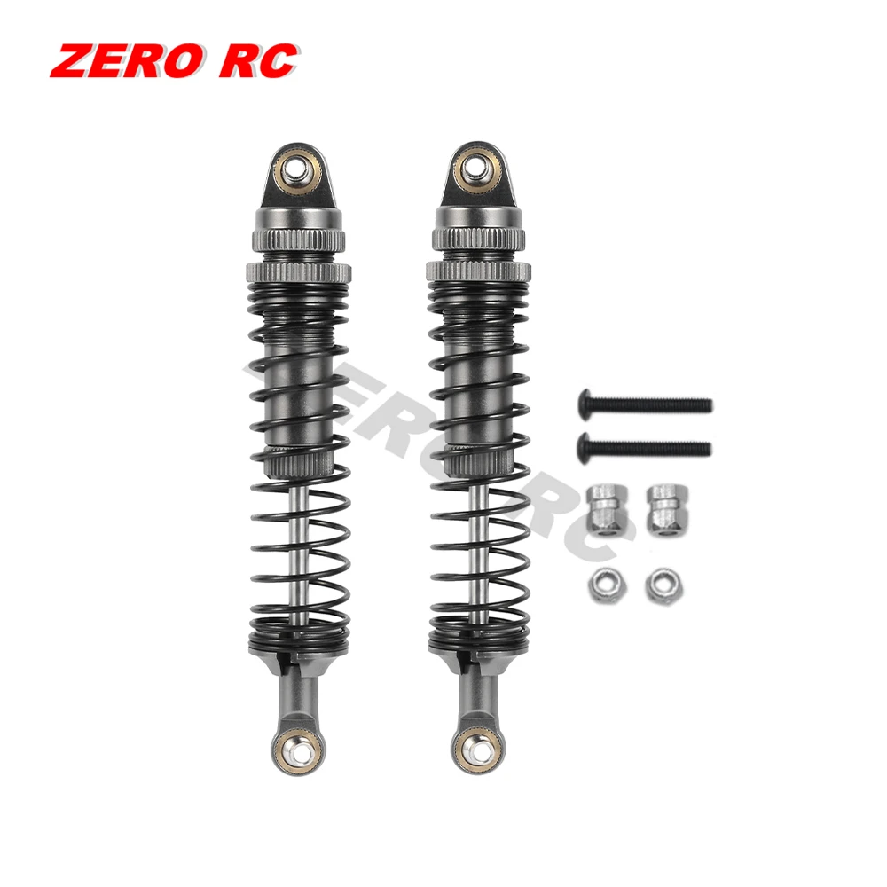 4PCS ALLOY 100MM OIL SUSPENSION SHOCKS ABSORBER EXTERNAL SPRING DAMPERS For SCX10 TRX-4 II III JEEP ROCK CRAWLER RC TRUCK | Игрушки и