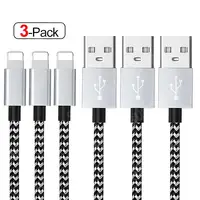 USB-кабель для iPhone 12 Pro 11 Xs Max Xr X 8 Plus, 3 шт./упаковка