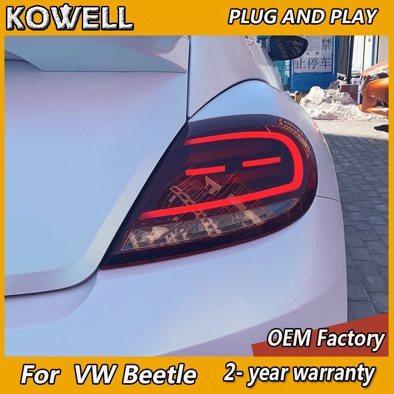 

Светодиодный задний фонарь для Volkswagen Beetle 2012-2020, светодиодный задний фонарь, стоп-сигнал, задний фонарь, ДХО, динамический сигнал поворота, кр...