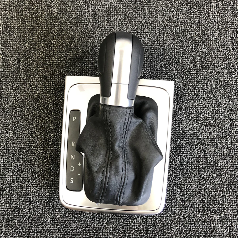 Рукоятка для рычага переключения передач DSG AT Black Leather Volkswagen VW Golf MK6 MK7 R GTI 2014 Passat B7 B8