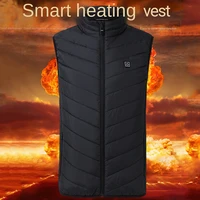 heduo heated vest men women usb charging intelligent heated jacket heating vest thermal clothing hunting winter heating jacket