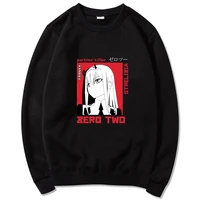 zero two darling in the franxx sweatshirt hoodies print mens winter hoodies casual hip hop fashion fitness streetwear pullover