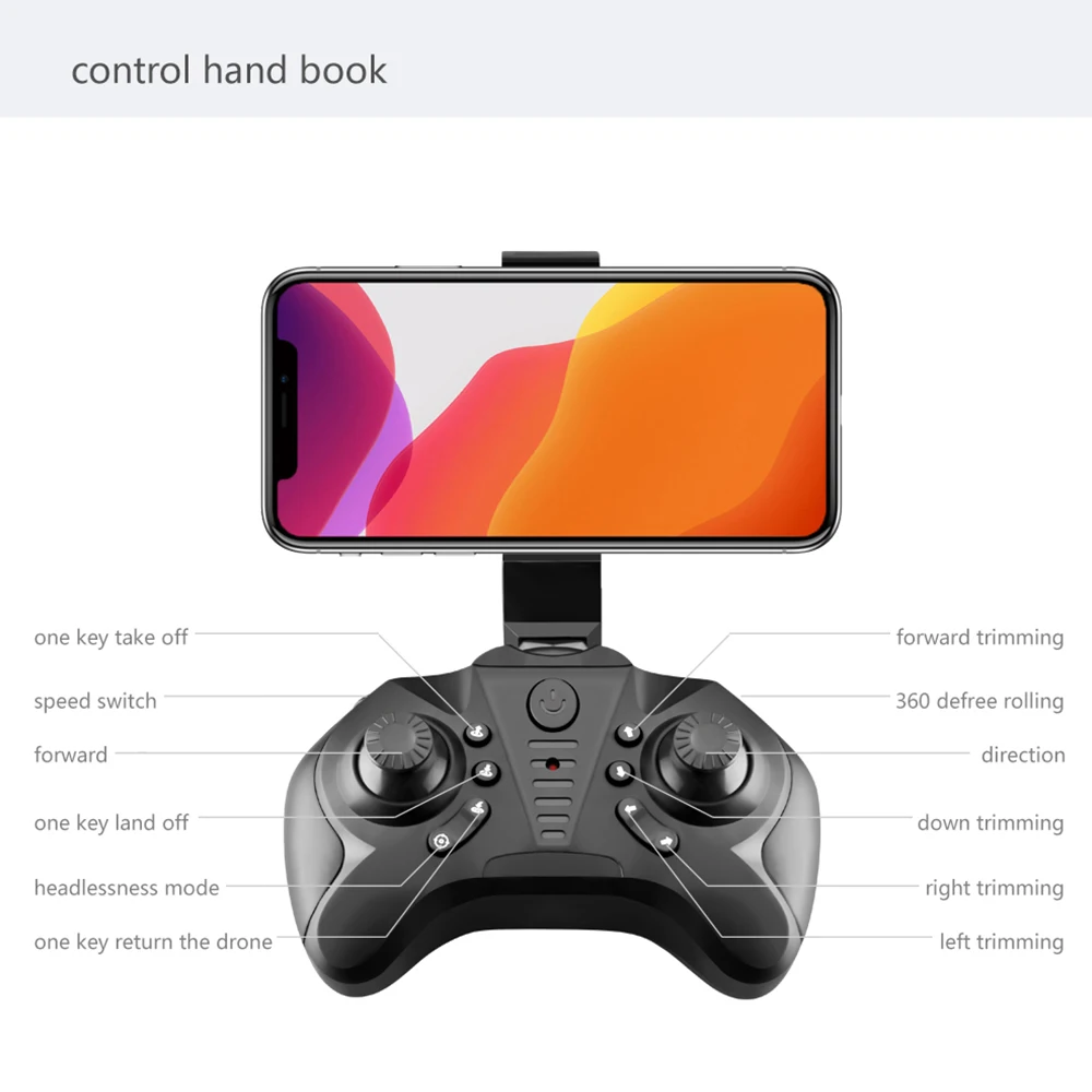 

Mini Drone 4K HD FPV Wide Angle for Adults WiFi FPV Drone Camera with Gravity Sensor Altitude Hold Foldable Quadcopter RC Drone