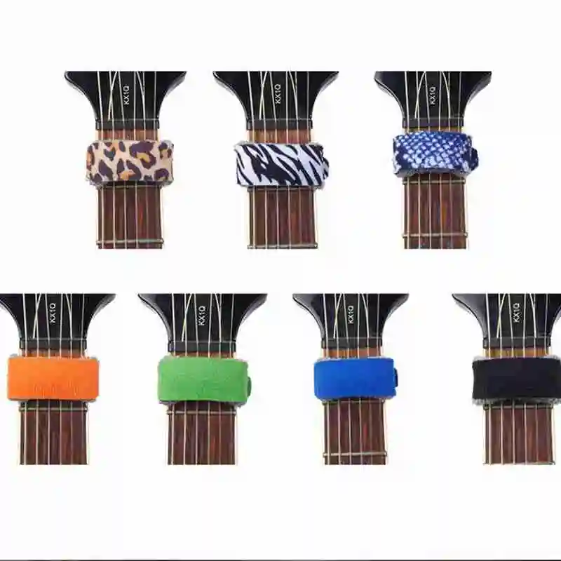 

1Pcs Guitar Fret Strings Mute Dampeners Strap Muter Wraps Acoustic Classic Guitars Ukulele Bass Instruments Guitar Accessories