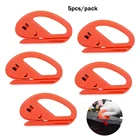 FOSHIO 5 шт. безопасный виниловый резак для обмотки автомобиля Наклейка Наклейки режущий инструмент из углеродного волокна нож для обмотки пленки автомобильные товары Аксессуары