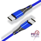 USB Type C-C PD кабель для быстрой зарядки 25 см1 м2 м для LG Q61 Stylo 6 Style 3 Q51 W10 Alpha K41S Realme 6s X50 Pro Redmi
