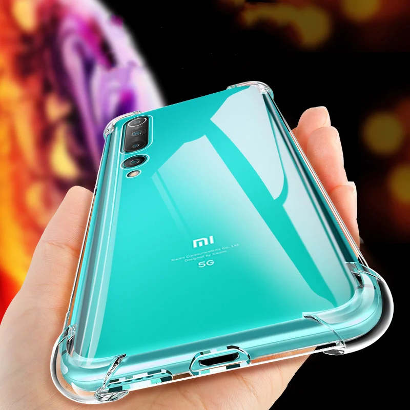 KISSCASE противоударный чехол для телефона Xiaomi Mi 10 K20 прозрачные силиконовые чехлы 9T
