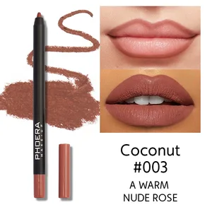 Waterproof Matte Brown Lip Liner 12 Color  Long Lasting Moisturizing Sexy Lip Pencil Women Natural L in USA (United States)