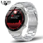Смарт-часы LIGE 2021 мужские, IP68, Bluetooth, водостойкие