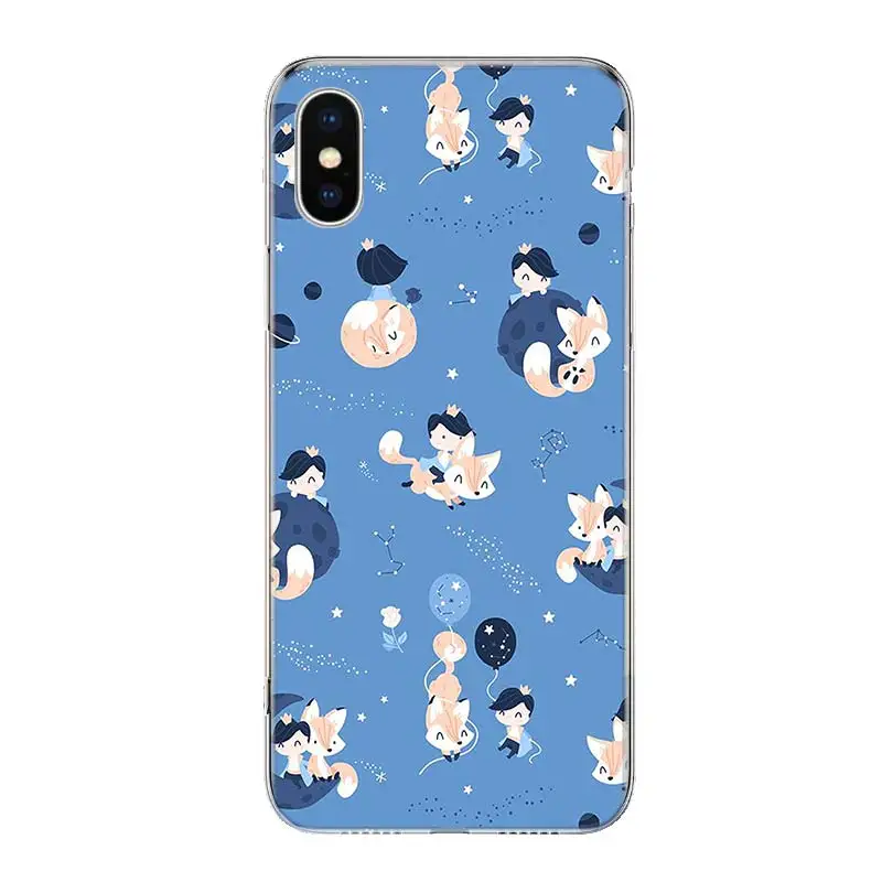 

little Prince Phone Case for Apple iphone 11 12 Mini Pro XR X Xs Max 7 8 6 6s Plus 7G 6G 5G 5S 5 SE + Customize Cover Coque