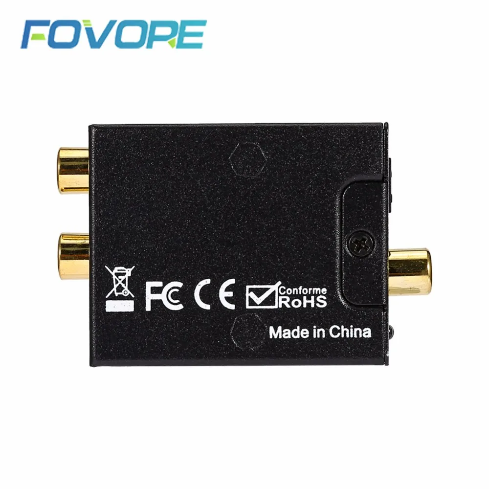 Цифровой оптический Toslink SPDIF коаксиальный аналоговый RCA аудио конвертер