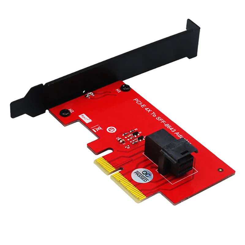 

PCI-E 4X to SFF-8643 Adapter Card U.2 Pcie Nvme to PCI-E SSD Hard Disk Desktop Computer Expansion Adapter Card