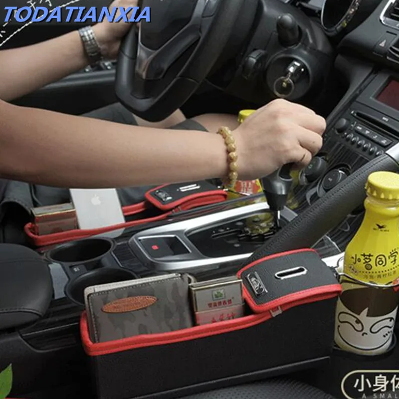 Car Organizer Auto Seat Gap Storage Box FOR kia ceed seat citroen mini koelkast mazda mx5 ford fiesta st leon Accessories | Автомобили и