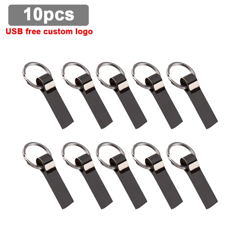 10 шт./лот сталь USB 2 0 Флеш накопитель 4 ГБ 8 оперативной памяти 16 Гб встроенной usb
