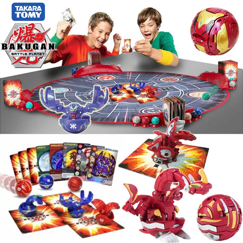 Мяч для трансформации Takara Tomy Battle Bakuten Baku Planet Toy Dragonid Brawler Starter Pack Tops Spinning Game