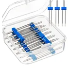 Qsezeny 93 шт. иглы для швейной машины двойные иглы 2,090 3,090 4,090 Швейные иглы для большинства бытовых швейных машин