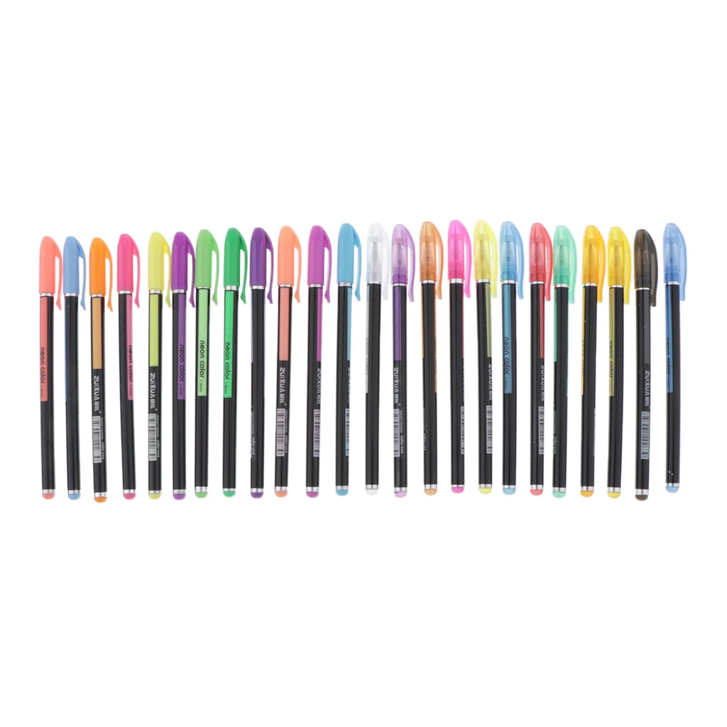 

Блестящие гелевые ручки, 1 упаковка, яркие цветные гелевые ручки для студентов, рисования, цветные флуоресцентные ручки, цветные маркеры, ру...