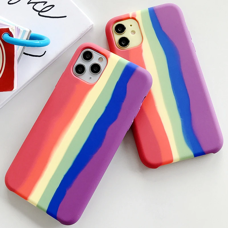 Силиконовый чехол для iPhone XS 11 Pro Max XR X 7 8 Plus | Мобильные телефоны и аксессуары