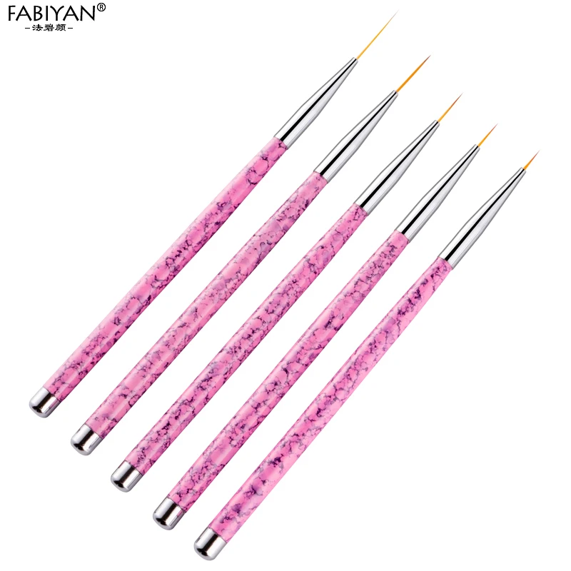 Подводка для рисования ногтей во французском стиле кисть цветами УФ-гель в