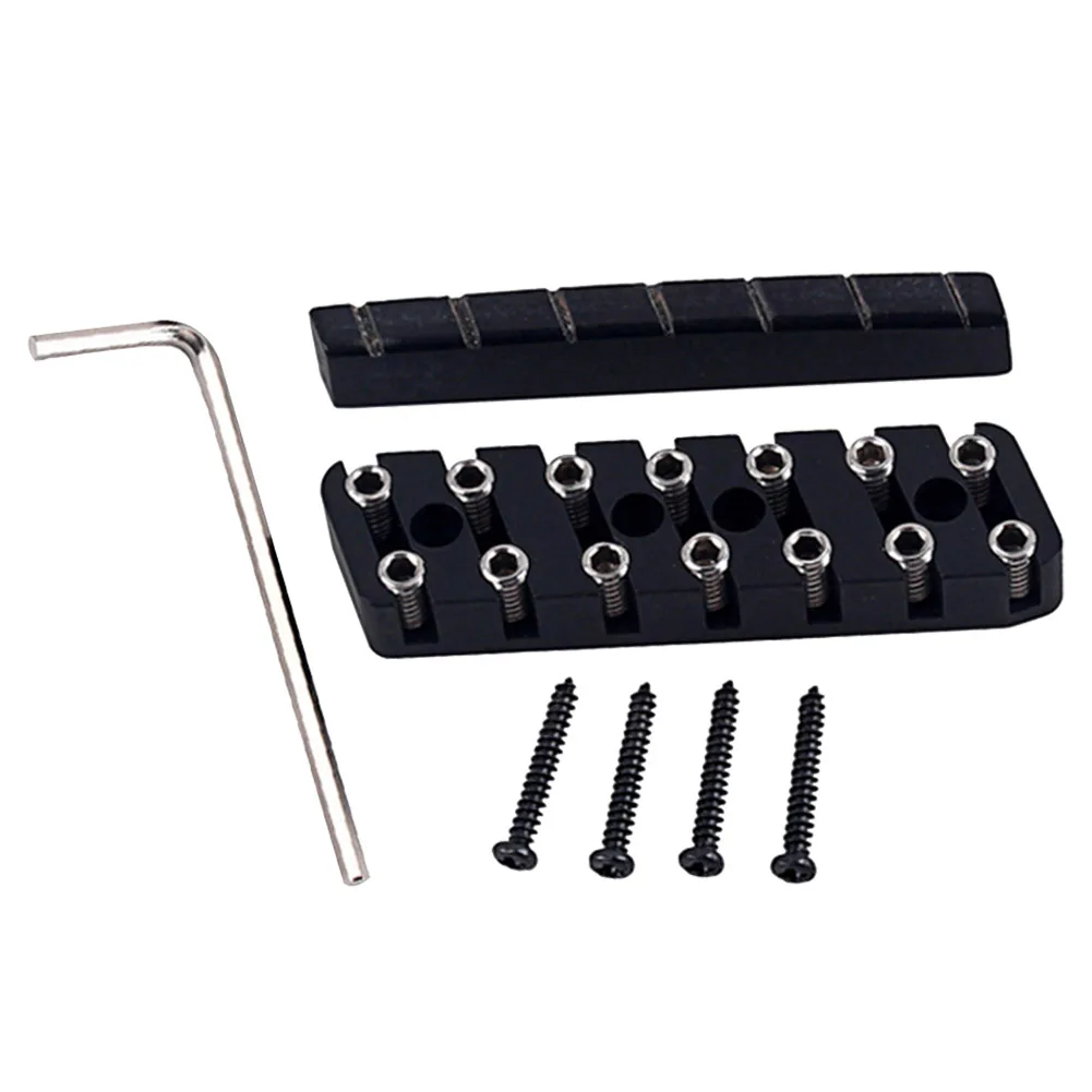 

Home Practical Easy Install Entertainment Stage Performance With Strings Locking Nut Headless Guitar Set Music Instruments