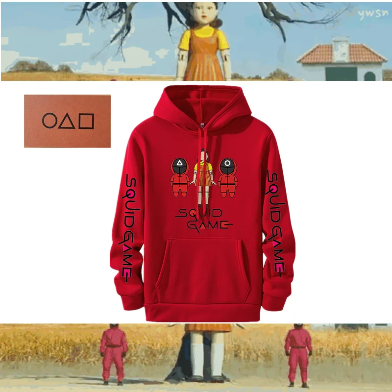 

Костюм для косплея Li Zhengjae из игры «кальмар», большие толстовки с принтом 3 D, спортивный костюм из НПК, с круглым, треугольным, квадратным прин...