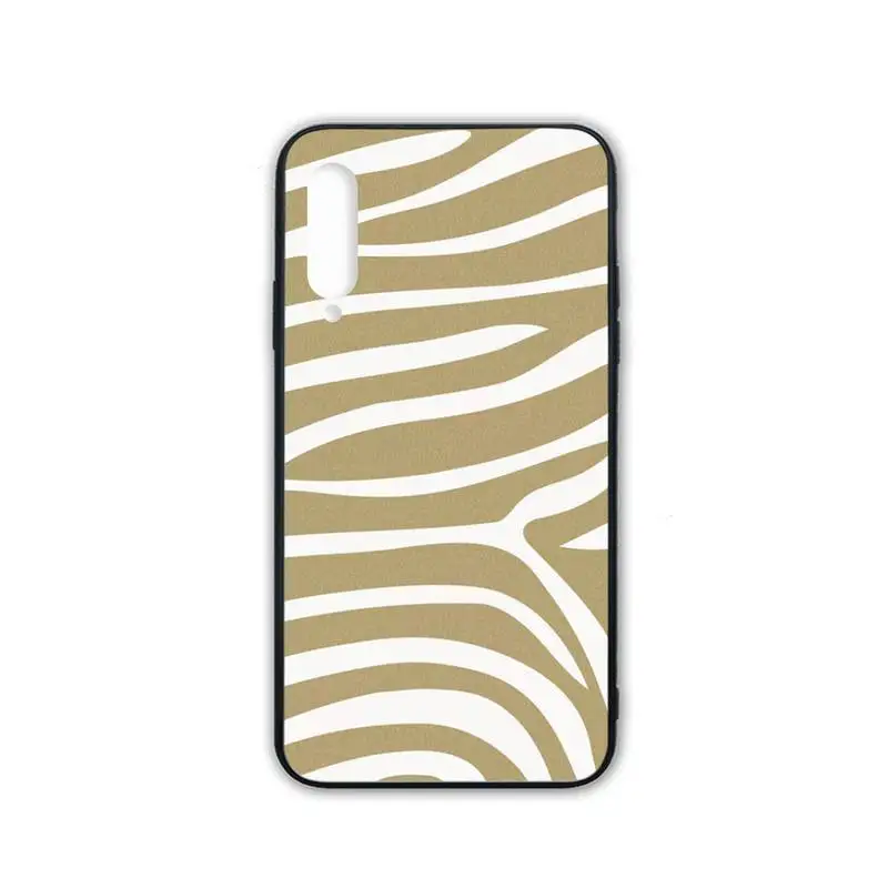 

YJY Zebra black and white Silicone black case coque for Samsung galaxy A01 A10 A31 A51 A71 A91 A10S A30S m20 cover