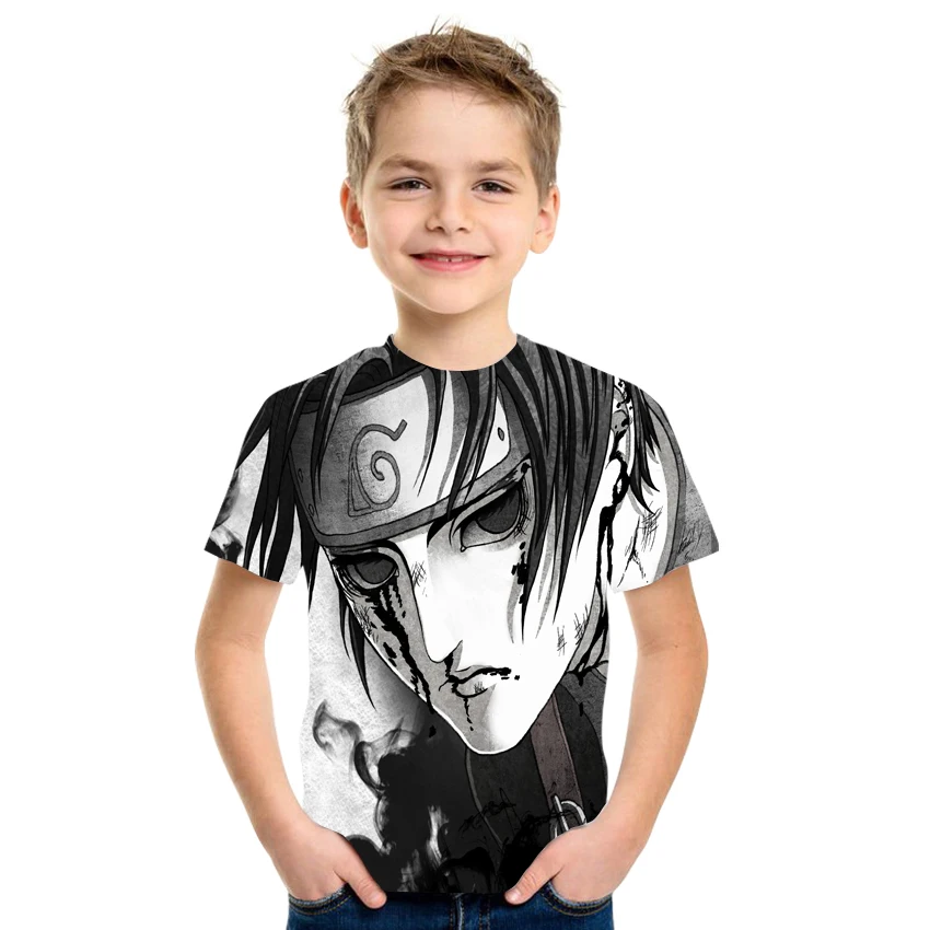 

Summer 3D Printed T-shirt Boys and Girls Clothing Milk Silk High-quality Short-sleeved Fabric Size 4T-16T