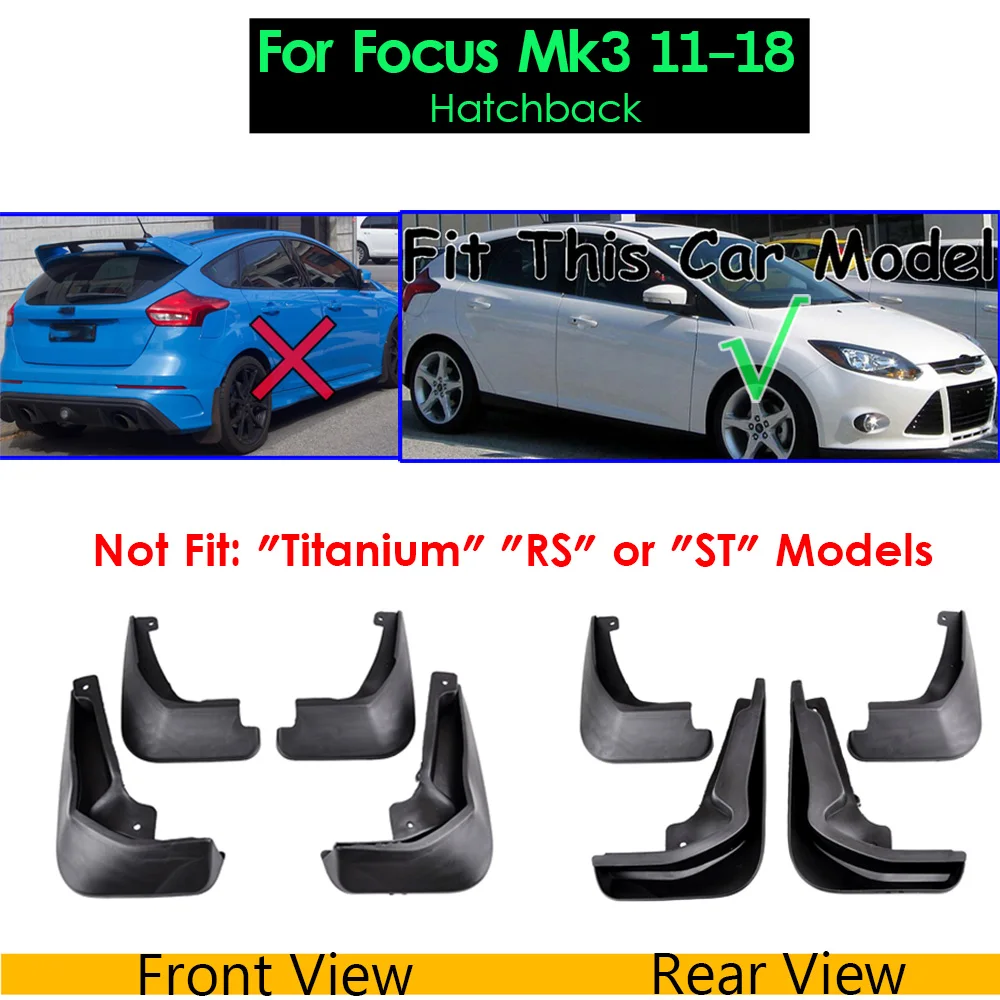Брызговики для Ford Focus Mk2 Mk2.5 2005-2010 Mk3 2011-2016 Mk4 2 3 4 брызговики седан хэтчбек |
