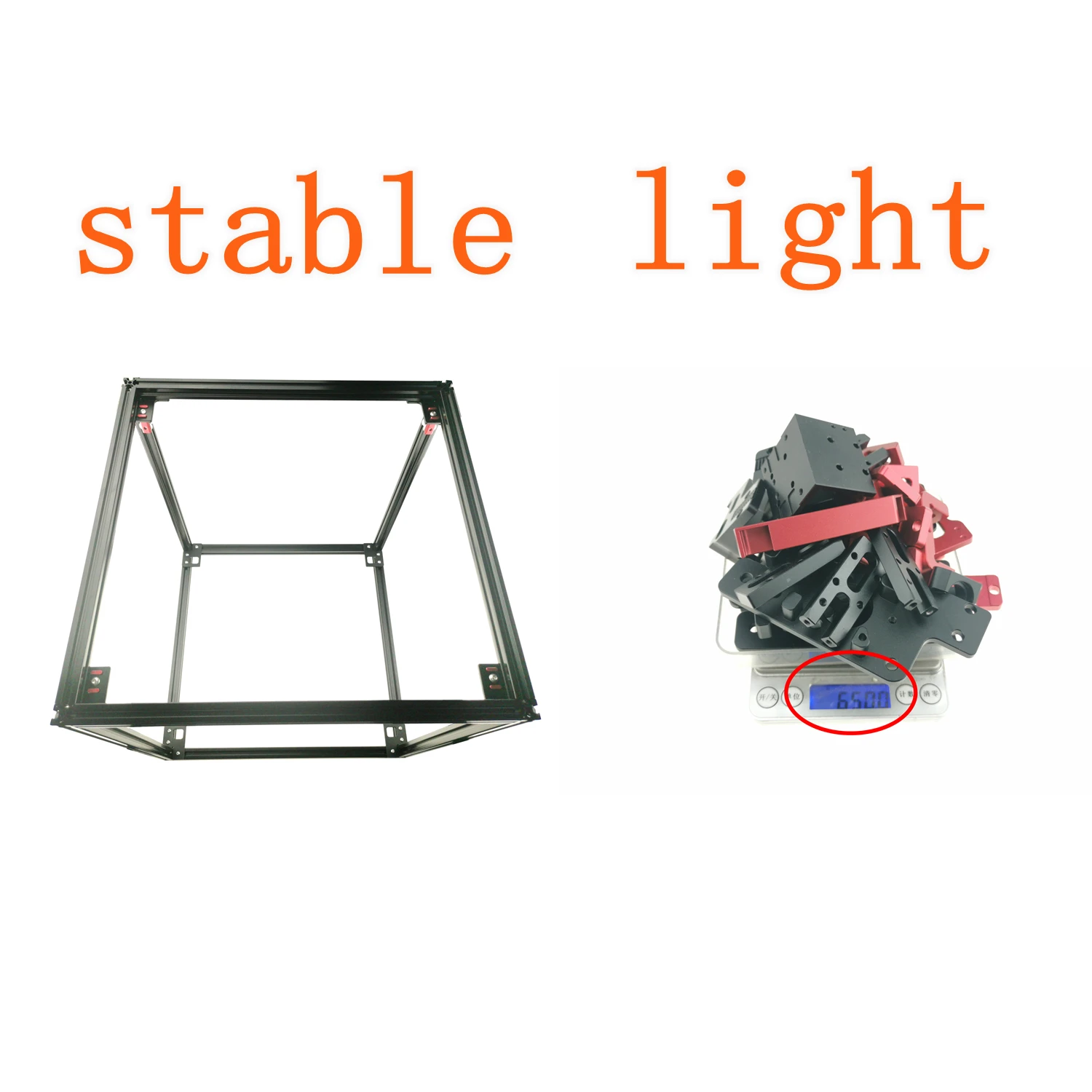 Upgrading lighten Version! CNC  Voron 2.4 accessories X Y Z Axis Platform Fixed  kit  for DIY Voron 2.4 3d printer parts