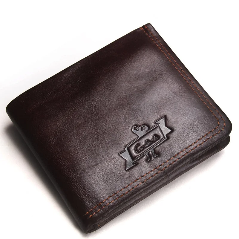 Кошелек мужской из натуральной кожи роскошный брендовый модный бумажник