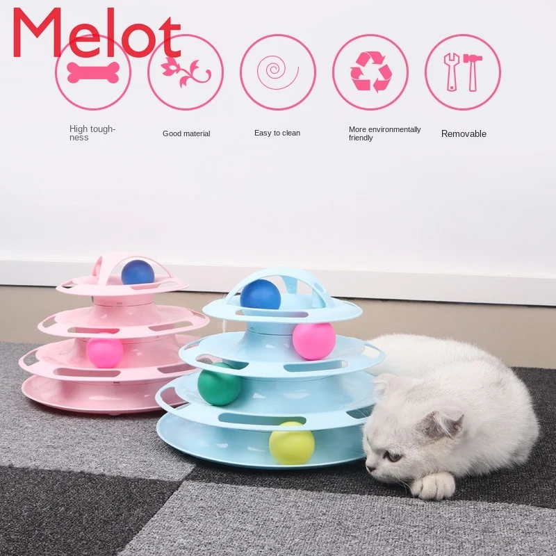 

Игрушка для кошек, четырёхслойная сказочная игрушка для кошек, пазл для самостоятельной сборки, товары для домашних животных, котят