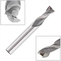 8mm 2 flute hss end mill cutter with super hard straight shank for cnc mold processing