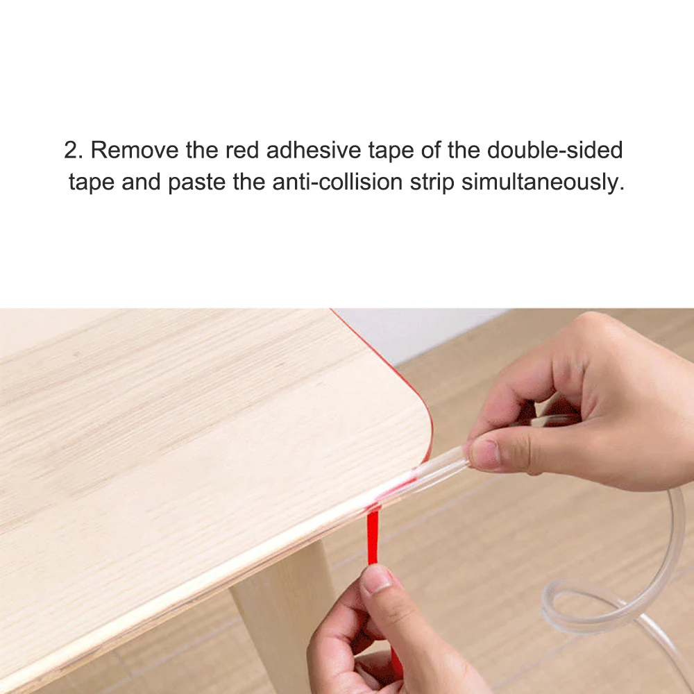 Прозрачные защитные края стола безопасная защита углов полоса бампер