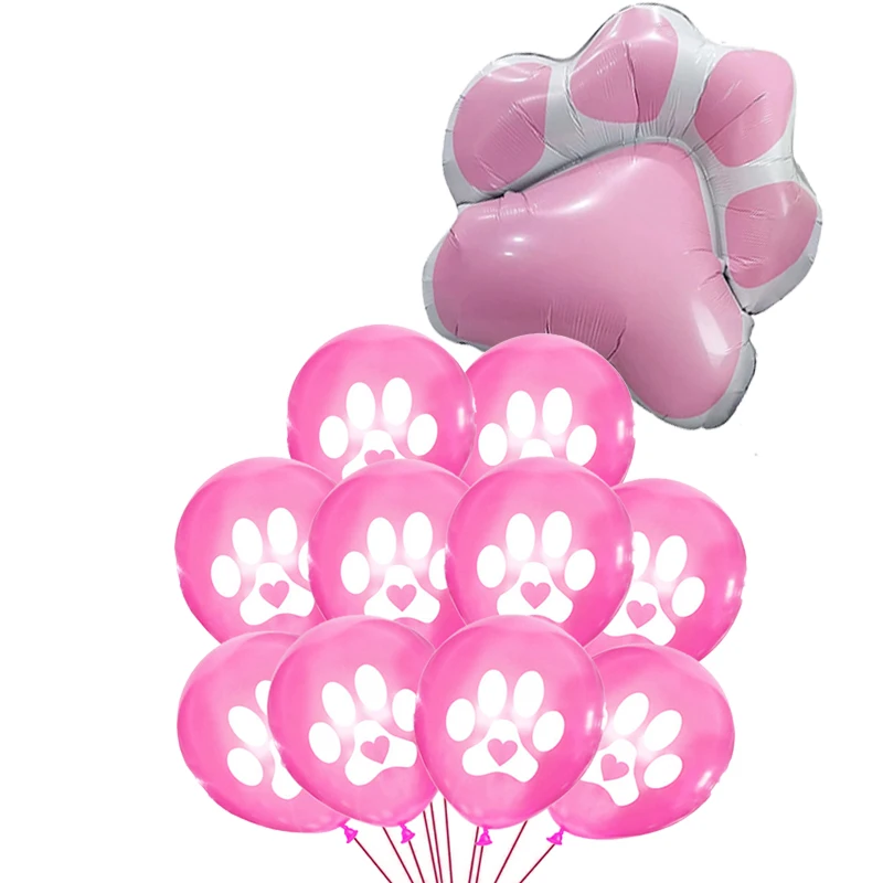 Розовые воздушные шары Let's pawty товары Pawty игрушка собака кошка животные питомец