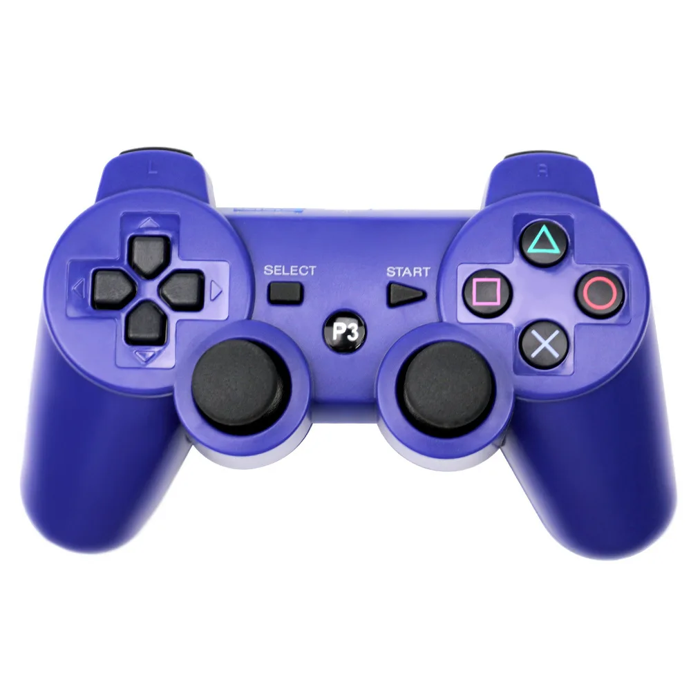 Type 2 Blue Беспроводной Bluetooth контроллер для sony PS3 геймпад для Play Station 3 джойстик для sony Playstation 3 PC для Dualshock контроллер - Цвет: Type 2 Blue