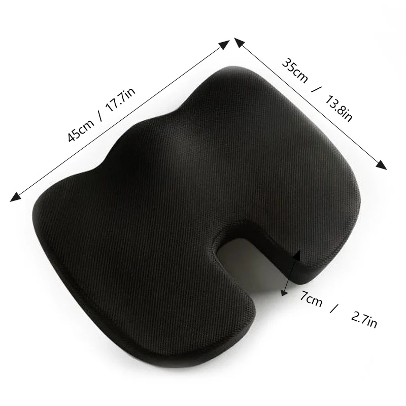 

Gel Sponge Seat Cushion Office Thicken Upholstery Memory Foam U-Shape Cushion Silicone Sofa Cushion Soft Comfort Cojines Coussin