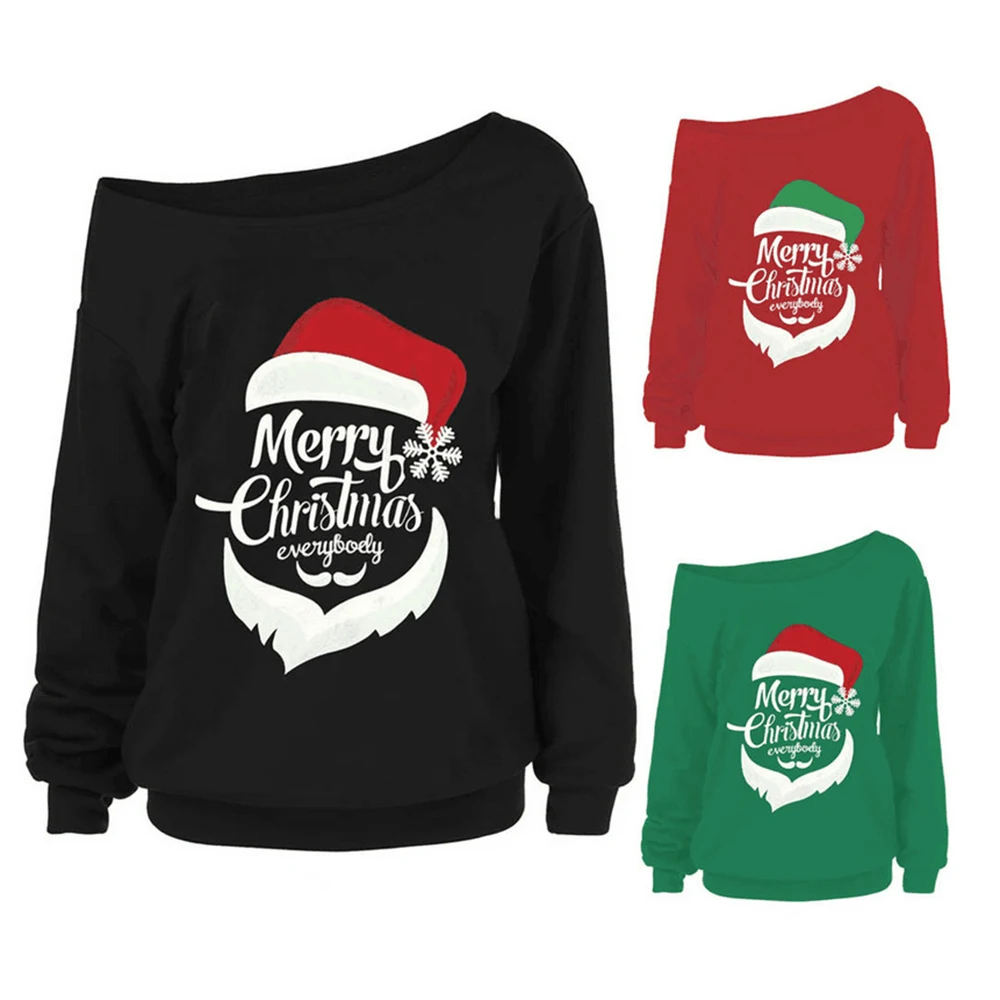 

Женская толстовка с капюшоном, Рождественская одежда с длинным рукавом, Осень-зима, 2019