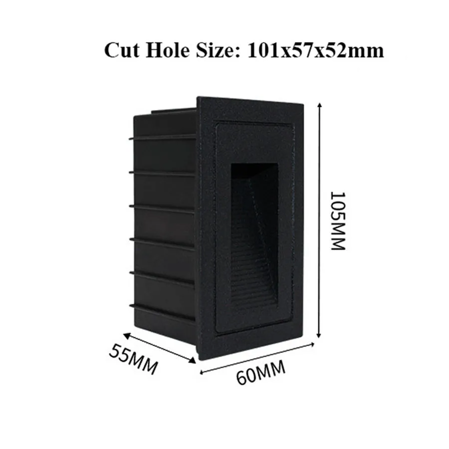 Водонепроницаемые утопленные ступенчатые светильники алюминиесветодиодный