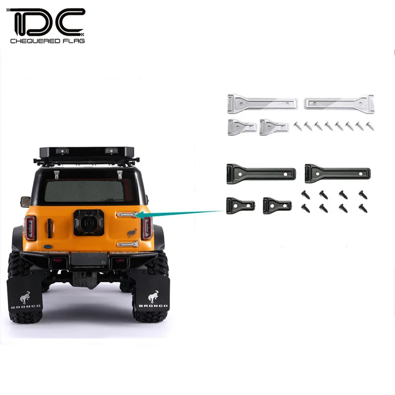 DJ TRAXXAS TRX4 металлический задний дверной шарнир римфорд Бронко Радиоуправляемый